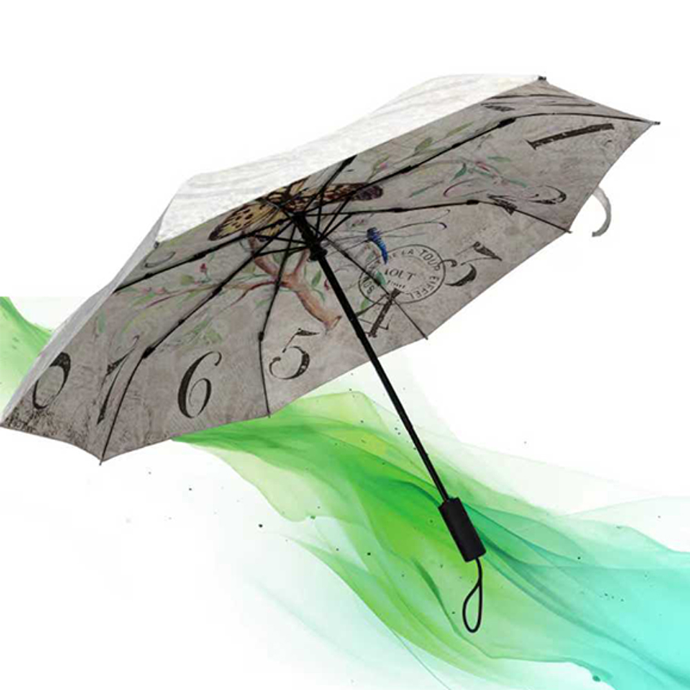 雙面森繪三折傘